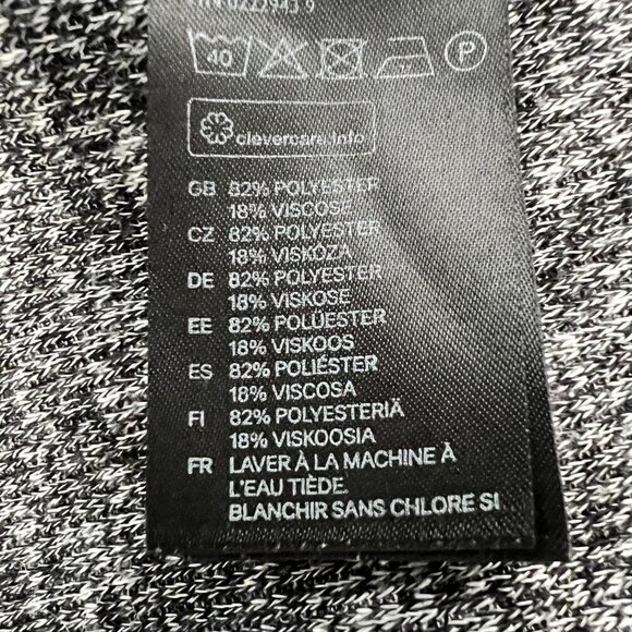 H&M Womens Multicolor Short Sleeve Open Front Hooded Cardigan Sweater Size Small - Picture 10 of 10